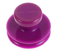 Parliky Poignée à Ventouse en Caoutchouc pour Bol Chantant Violet - Accessoire Stable et Amortisseur de Chocs Lève-Bol Portable Compatible Surfaces Lisses pour Rituels Contemplation et
