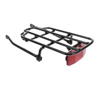 Parliky Porte-Bagages Arrière en Acier Noir pour Vélo Confortable et Facile à Monter pour Vélos et Filles Support Solide et Pratique