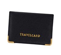 Parliky Porte-Cartes Ultrathin RFID Étui De Protection pour Cartes Bancaires Et Identités Sac à Documents Pratique pour Voyage Et Bureau Noir