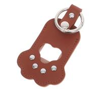 Parliky Porte-clés Commémoratif Poils Animaux Cuir PU Étui Photo Souvenir pour Chien et Chat Porte-clés de Rangement Sentimental pour Mémoire de Compagnon