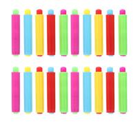 Parliky Porte-craies Réglables en Polypropylène 30 Pièces Couleurs Assorties Pince à Craie pour Enseignants, Bureau et École, Protège-mains, Support Pratique pour Tableau Noir