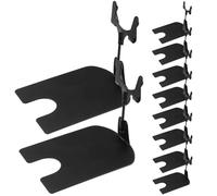 Parliky Porte-Étiquettes de Prix en Fer Électroplaqué Noir Pince Fourche 5 CM Lot de 10 Support pour Étiquettes Alimentaires Présentoir Publicitaire pour Boulangeries et Supermarchés