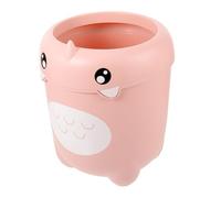 Parliky Poubelle Garçon Fille Sans Couvercle Design Dinosaure Rose Corbeille Plastique Créative pour Chambre Garçon Fille Résistante et Pratique pour Papier et Déchets