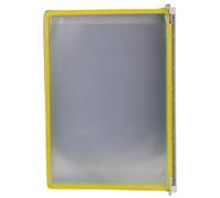 Parliky Présentoir Mural Porte-documents 20 Pochettes A4 Transparentes Plastique Coloré, Organiseur Bureau Mural pour Brochures et Catalogues, Système de Référence pour Espace de Travail