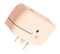 Parliky Protège-robinet Silicone Forme de Baleine Couverture de Bec Amusante et Sécurisée pour Garçon Fille Protection Antichoc pour Robinet de Facile à Installer Couleur Abricot