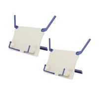 Parliky Pupitre pour Partitions de Musique Pliable et Portable Lot de 2 Support de Bureau Autoportant en Plastique Blanc 206 X 163 CM pour Musiciens Étudiants et Artistes en