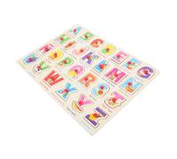 Parliky Puzzle Éducatif Bois pour Garçon Fille Éveil Montessori Apprentissage de Alphabet Chiffres Espagnol Jeu pour Tout-Petits