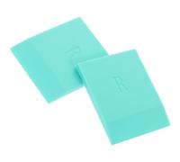 Parliky Raclette de Sérigraphie en Caoutchouc, Lot de 2, Petit Format | Bords Arrondis, Vert Clair, pour Applications Graphiques et Textiles, Rangement Facile, Surface Peu Rayable