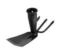 Parliky Râteau et Houe de Jardin Double Tête Robuste pour Ameublir Le Sol Désherbage et Plantation Outil Polyvalent pour Jardinage Extérieur et Camping