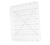 Parliky Règle Carrée Acrylique Pour Couture et Patchwork Gabarit Transparent Multi Usage Avec Ligne de Marquage Outil pour Dessin et Découpe DIY