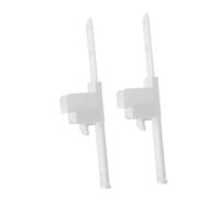 Parliky Releveur de Barrière de Lit Bébé Rail de Levage Plastique Blanc pour Lit Bébé et Beds Lifting à Une Main Mouvement Fluide
