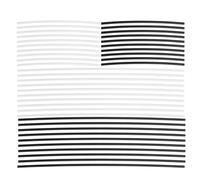 Parliky Repères Latéraux pour Manche de Guitare 40 Pcs Points Incrustés Noirs et Blancs Plastique 1,5 MM X 50 MM et 1,5 MM X 100 MM Accessoires pour Guitare et Basse Fourniture