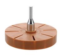 Parliky Roue Pneumatique de 3,5 Pouces pour Enlever Colle et Résidus D’Autocollants, Outil de Décapage Adhésif Voiture, Accessoire de Polissage pour Surfaces Lisses, Nettoyage