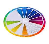 Parliky Roue Tournante de Couleurs Nuancier Outil Dapprentissage Mixage Couleurs pour Homme Femme