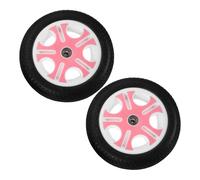 Parliky Roues Arrière de Rechange pour Tricycles Garçon et Filles 2 Pcs Accessoires Solide et Universels Roues pour Vélos D’Apprentissage Bébé Pneus Flexibles pour Trotteurs Pièces