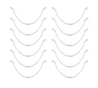 Parliky Sangle de maintien masque blanc 12 pièces support intérieur ergonomique U-shaped pour protection nasale
