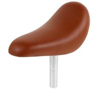 Parliky Selle de Vélo Garçon Fille Extra Large avec Coussin Ultra Confortable Compatible Draisienne et Vélo Garçon Fille Hauteur Réglable Installation Facile Rembourrage Épais Marron