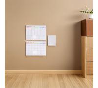 Parliky semainier familial calendrier semainier aimanté organisateur planning familial planning des taches ménagères White