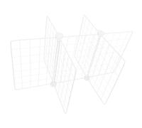 Parliky Séparateur de bac de congélateur en fer blanc 6 grilles à structure fine pour organisation rangement dans cuisine et placard