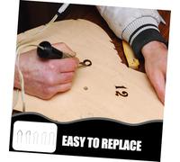 Parliky Set de Embouts Fil Chauffant pour Pyrogravure Bois Pointe Stylo Électrique Haute Impédance Remplacement pour Soudure Précise et Chauffage Uniforme