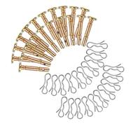 Parliky Set de Goupilles de Cisaillement Acier Inoxydable Résistant pour Souffleuse à Neige Accessoires de Rechange Durables Installation Facile Compatible Craftsman Lot