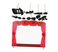 Parliky Set Marionnettes Ombres Artisanales pour Garçon Fille Théâtre de Marionnettes DIY avec Conte Chinois Kit Créatif pour Jeux Familiaux et Éducatif