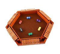 Parliky Shut The Box Faces Jeu de Plateau Mathématique Compact et Portable Facile à Jouer et Interactif pour Famille et Salle de Classe