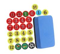 Parliky Soccer Board Magnets With Sponge Eraser Small Magnetic Player Pieces In Multiple Colors For Football Training And Strategy Sessions