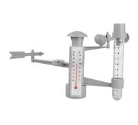 Parliky Station Météo Éducative DIY pour Garçon Fille Scientifique Multifonction Expérience Météo Facile à Assembler Léger et Jeu Éducatif Stem pour Garçons et Filles