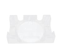 Parliky Support de Cartes de Poker Rotatif en Plastique Plateau Porte-Cartes Antidérapant Grand Espace pour 2 Jeux de Cartes Accessoire Jeu de Société Solide et Facile à Nettoyer