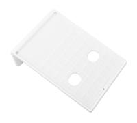 Parliky Support de Menu L en Abs Blanc Robuste pour Restaurants et Supermarchés, Porte-étiquettes Simple et Clair pour Affichage de Prix et Cartes