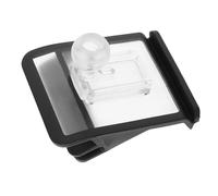 Parliky Support de Téléphone Voiture 17 MM à Rotule Réglable Clip pour Grille D’Aération Adaptateur Rotatif pour Tableau de Bord GPS Accessoire Compatible Véhicule Électrique Fixation