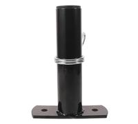 Parliky Support Mural pour Disques de Musculation Noir, Rack de Rangement Compact pour Haltères et Barres, Espace de Stockage pour Équipement de Gym à Domicile, Organisation Salle de