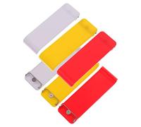 Parliky Support pour Console de Jeux Switch 6 Pièces Abs Robuste et Léger, Accessoires de Remplacement Colorés Blanc, Jaune et Rouge, Béquille Arrière Compatible pour Réparation et Usage