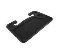 Parliky Table Board with Dual Cup Holders Portable Car Seat Tray Multifunctional Auto Storage Rack for Driver and Passenger Convenience
