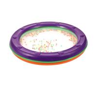 Parliky Tambour Océan Instrument Musical Percussion Plastique avec Perles Éveil Vague pour Éducation Précoce