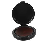 Parliky Tampon Encreur Portable Mini Rond Compact pour Documents Bureau Finance Encre Rapide Séchage pour Cachets Financiers et Personnels