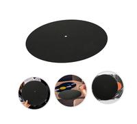 Parliky Tapis Antidérapant Feutre pour Platine Vinyle Protection Douce Les Rayures Facile à Installer et Prolongateur de Vie des Disques