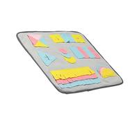 Parliky Tapis De Reniflement pour Animaux De Compagnie Coussin Anti-dérapant Peluche pour Alimentation Lente Et Entraînement des Sens pour Chien Et Chat