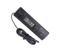 Parliky Thermomètre Numérique pour Aquarium avec Grand Écran LCD Tactile Capteur Autocollant Précis Compact pour Poissons et Reptiles