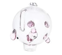 Parliky Tirelire Cochon Verre Borosilicaté Transparent Boîte Mignonne Tirelire Économiser pour Garçon Fille et Adultes Caisse Épargne Pratique
