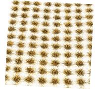 Parliky Touffes D’Herbe Miniature pour Modélisme Ferroviaire Et Décor De Diorama - Boîte De 120 Brins 1/64 en Résine Légère - Herbe De Diorama pour Paysage Miniature Et Kit De Terrains DIY