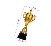 Parliky Trophée Plastique Portable Décoration Compétition Trophée Honneur pour Cérémonie Remise Prix Scolaire Réutilisable