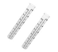 Parliky Tube à Essai en pour Pluviomètre Mesure de Précipitations 12Cm Tube Gradué à Fond Plat pour l'agriculture et Météorologie Usage Extérieur