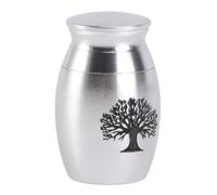 Parliky Urne Funéraire pour Animaux en Acier Inoxydable, Résistant la Corrosion, Petite Taille, pour Cendres d'animaux Domestiques, Usage Intérieur, Adaptée aux Propriétaires de Chiens