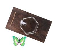 Parliky Vase Mural Verre Transparent avec Support pour Plantes Hydroponiques Décoration Murale Créative et Pot Suspendu pour Intérieur et Bureau