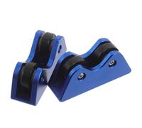 Parliky Vérificateur de Rectitude pour Queue de Billard Bleu 2 Pièces, Outil de Contrôle Précis Rouleaux Sensibles, Format Compact Portable, Adapté pour Entraînement et