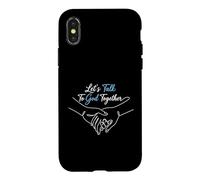 Parlons à Dieu Ensemble Groupe de prière chrétienne Coque pour iPhone X/XS