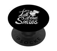 Parlons de Swans, Amoureux des Animaux, Swan Waterbird PopSockets PopGrip Adhésif