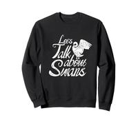 Parlons de Swans, Amoureux des Animaux, Swan Waterbird Sweatshirt